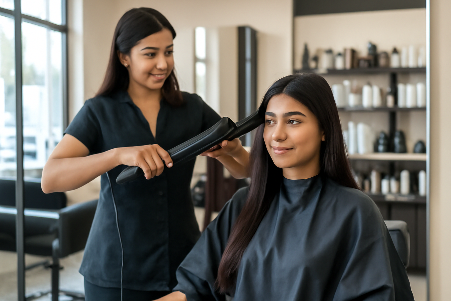 Hair Ironing